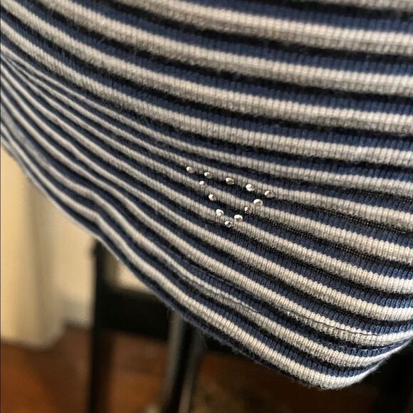 Guess Y2K Multicolor Striped Lace Trim Halter Pullover Tank Top 2000’s - Picture 5 of 13